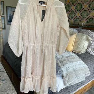 Tan Lulu’s dress